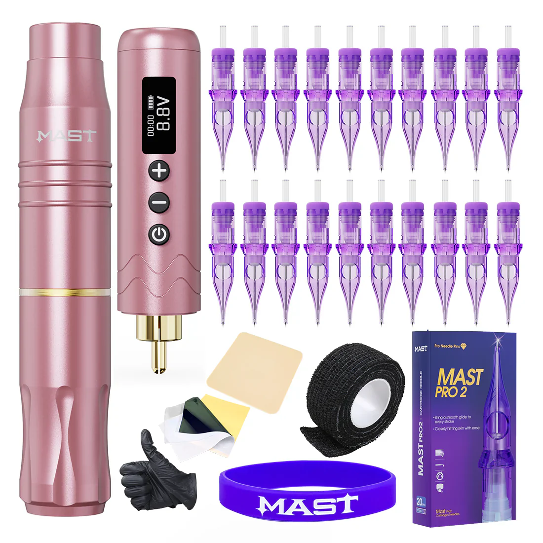 Kit de Baterías Mast Tour2 para Máquina de Tatuaje Inalámbrica tipo Bolígrafo