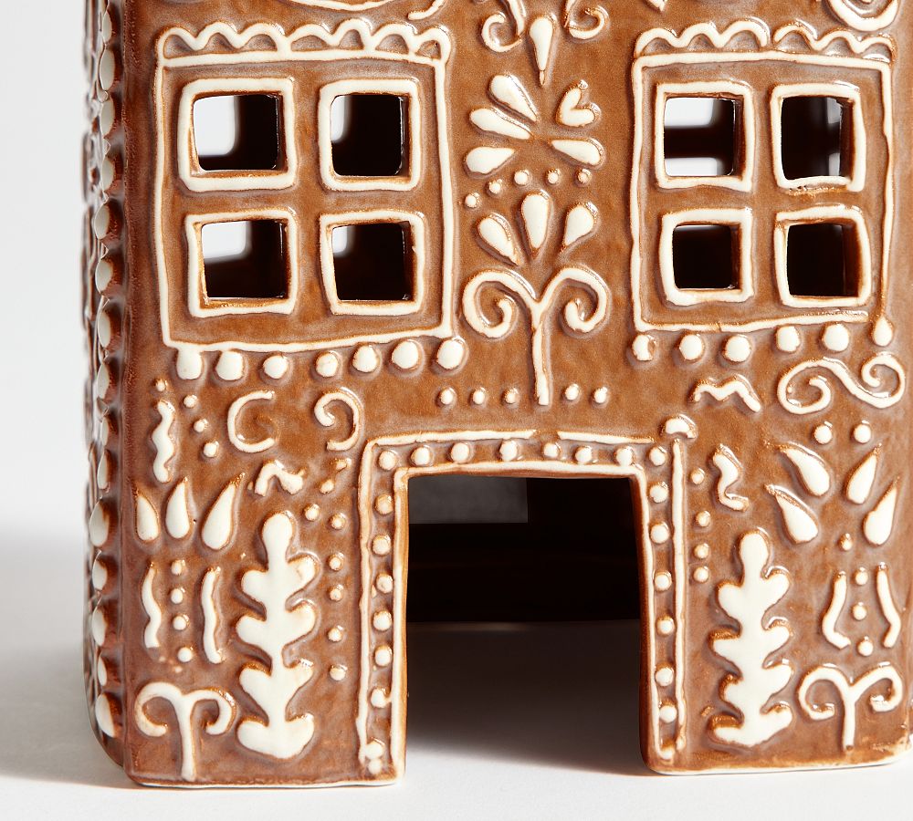 Handcrafted Gingerbread Village Houses