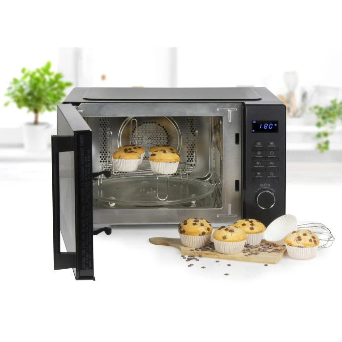 Domo Mikrowelle 3 in 1, Mikrowelle/Grill/Heisslust, DO22301C XXL, 23 L, 1680 W