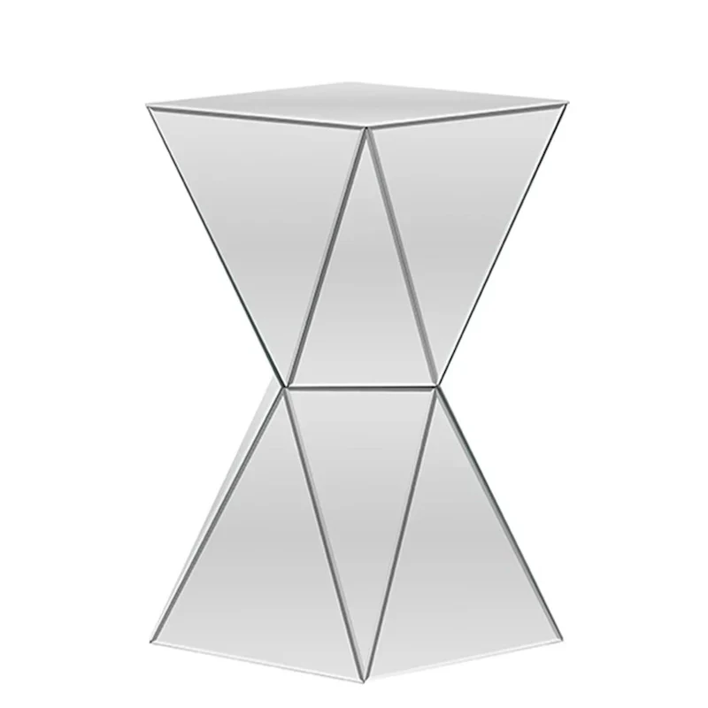 Rebecca Modern Multi-Angle Mirrored Side Table
