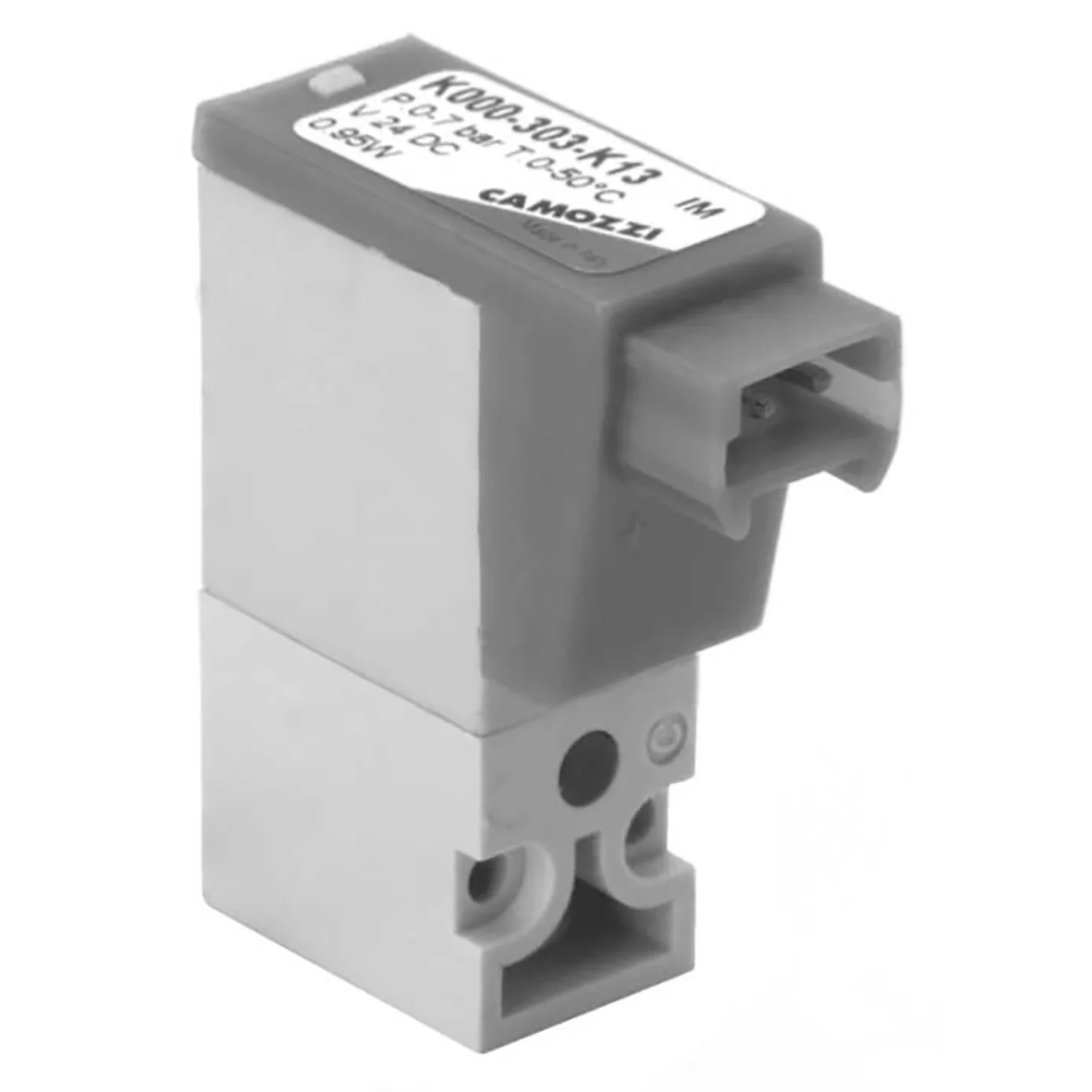 Camozzi K000-403-KC3 - Dir. Mini Sol Val 3 Way No Protect 24V Dc
