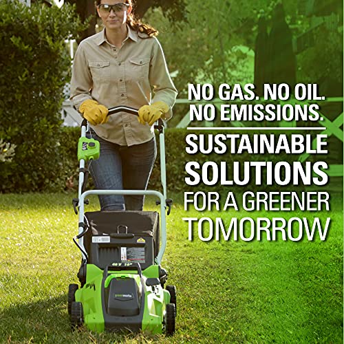 2025 Cortacésped Eléctrico Inalámbrico Greenworks 40V 16