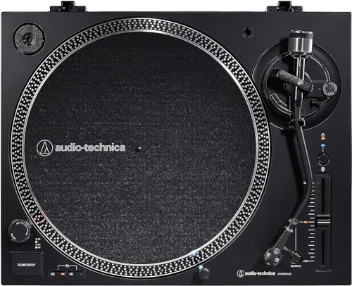 Audio Technica LP120xBTUSB Giradischi a Trazione Diretta (Bluetooth & USB) Nero : Elettronica