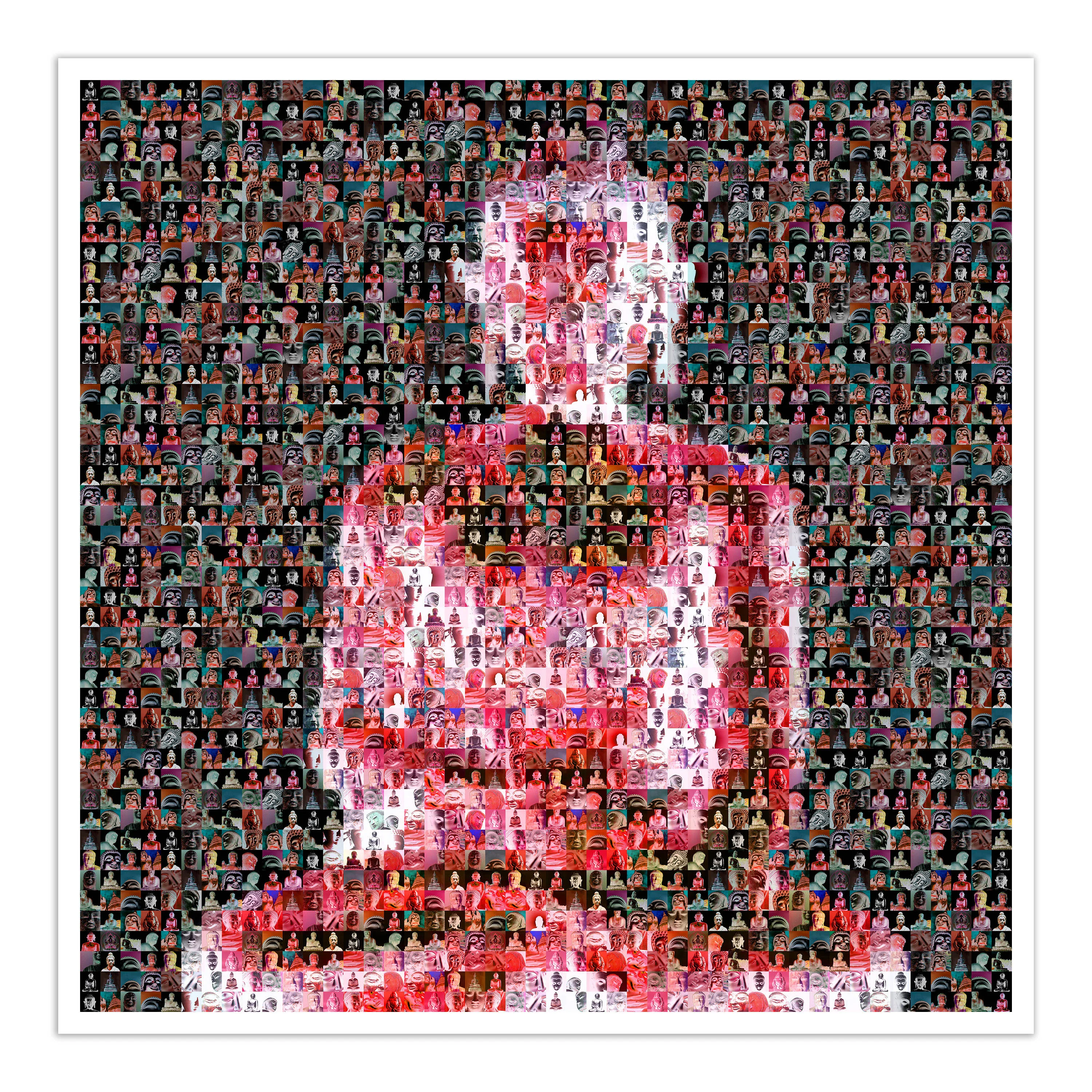 Sitting Buddha Pink