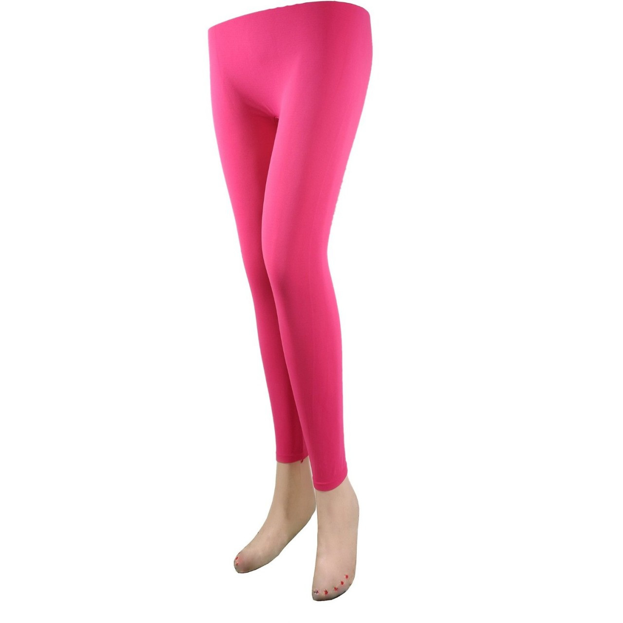 Hot Pink Footless Tights 8096