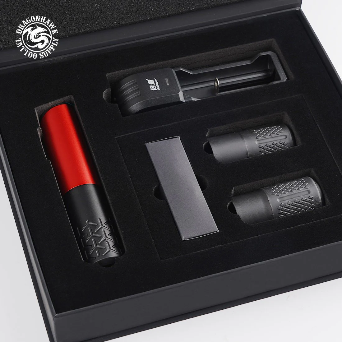 Máquina de Tatuaje Rotativa Inalámbrica Dragonhawk con Baterías Reemplazables