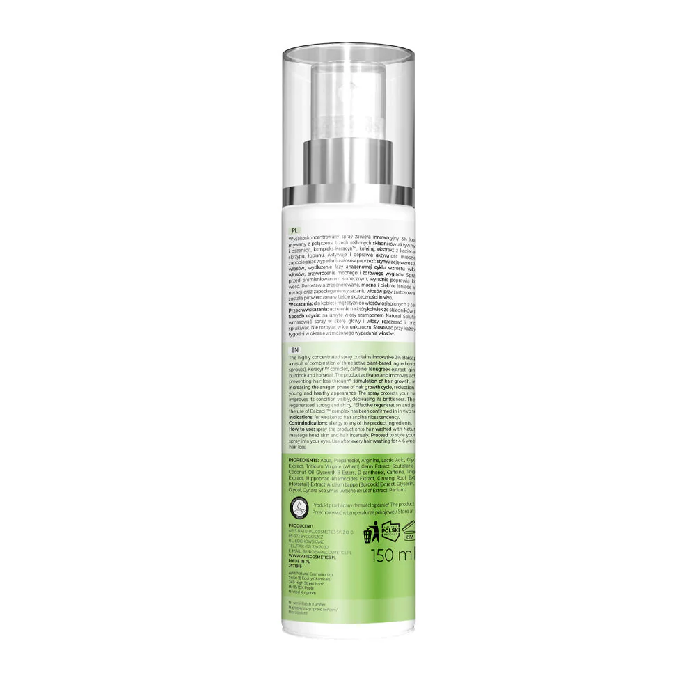 Apis Natural Solution Anti?Hair Loss Strengthening Spray | 150?ml