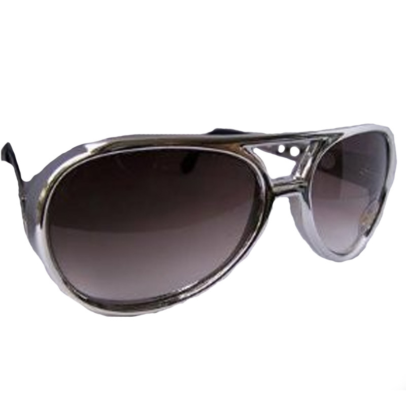Elvis Sunglasses Bulk Silver & Gold  | Black Lens 1136