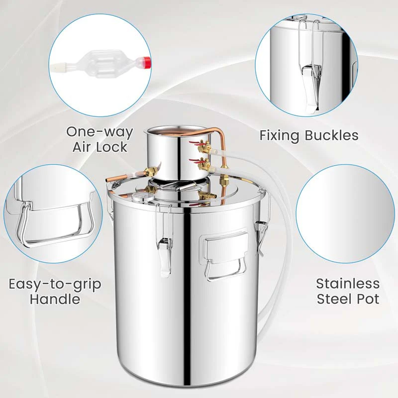 Eletriclife 5 Gal/10 Gal 40L Water Alcohol Distiller