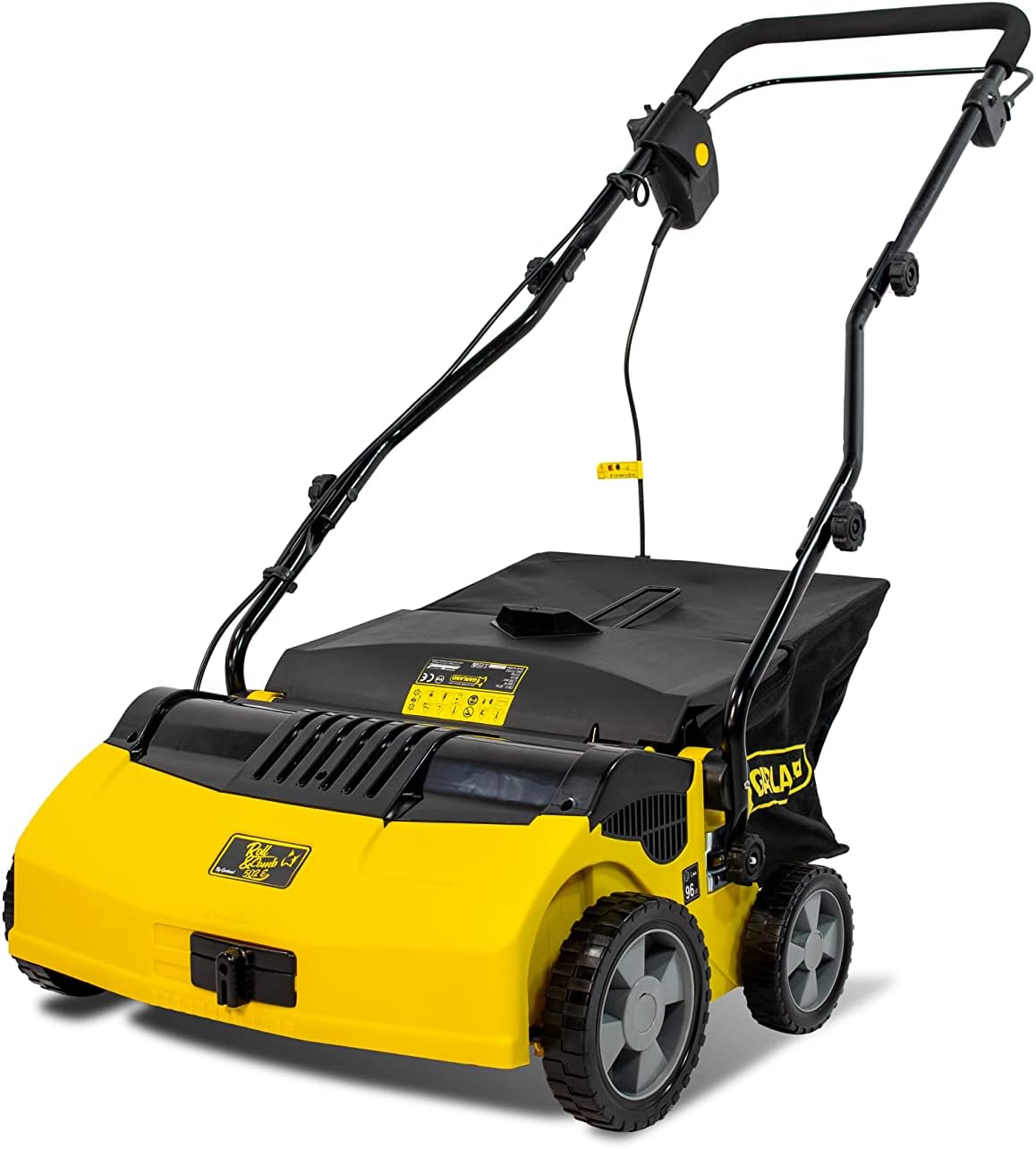 2026 Garland Roll&Comb 502E-V19 - Peinadora/Barredora césped artificial eléctrica enchufable - 1.600 W de potencia, 15'6 kg de peso, ancho de trabajo 40 cm con altura regulable. Saco de recogida de 40 l. Apto para superficies hasta 350 m2.