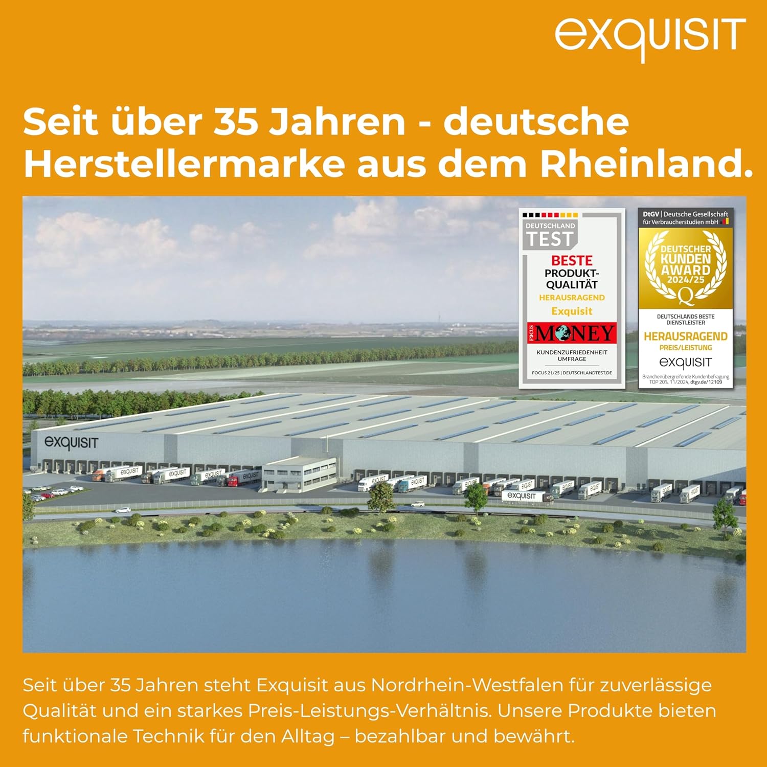Exquisit Kühl-Gefrierkombination No Frost 193 l – KGC5195 | No-Frost, LED, elektronische Temperaturregelung, Inoxlook, 160 x 51 x 61 cm, Energieklasse E
