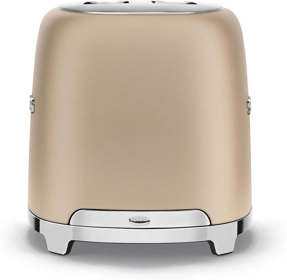 2 Slice Retro Toaster (Matte Champagne)
