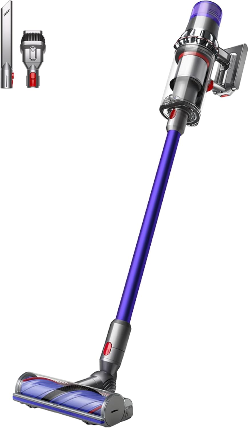 Dyson V11™ Advanced Cordless Vacuum Cleaner - 200 Airwatts, 60 min Runtime, Anti-Tangle Technology, Hand and Floor Vacuum (Nickel/Violet)