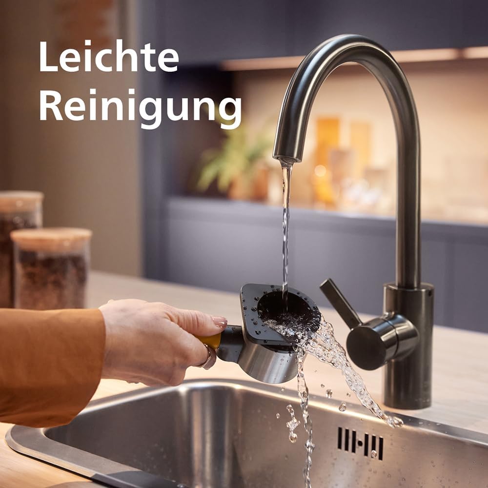 Baristina Espressomaschine und Milchaufschäumer Paket –Automatisches Mahlen, Tampen & Brühen, 16 Bar, Kaffeemaschine mit Mahlwerk & Siebträger, leichte Reinigung, Schwarzgrau (BAR308/60)