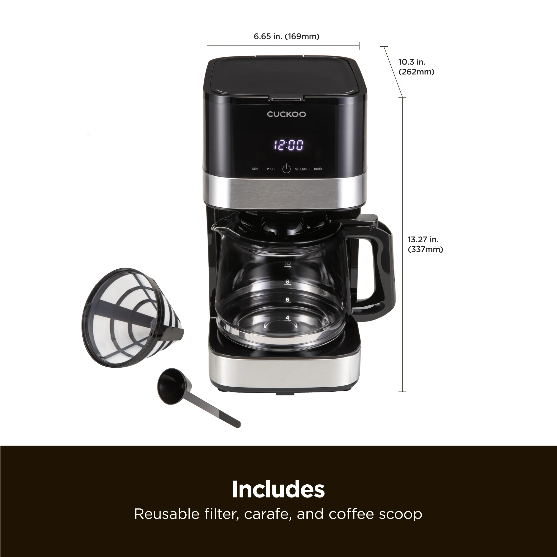 2025 Cafetera de filtro clásica (CCM-BD011B)