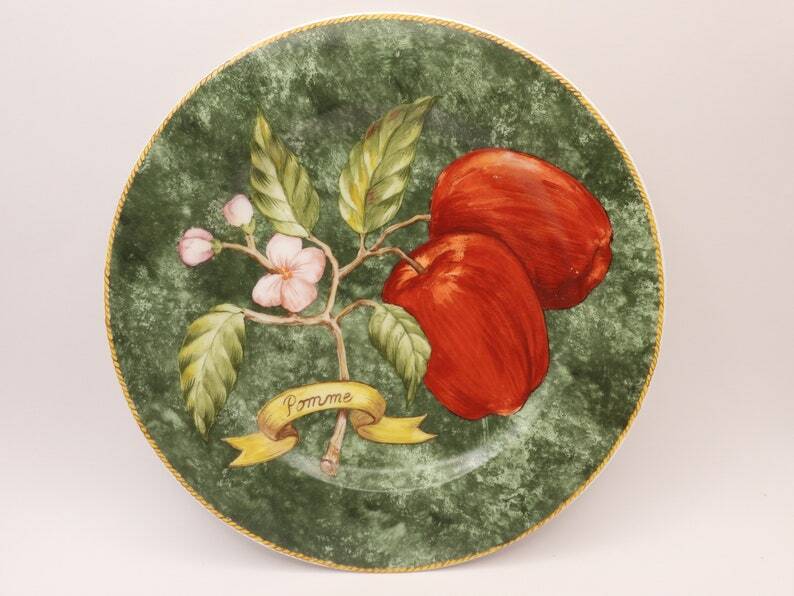 American Atelier ‘Lattice Fruit’ 4-Piece Plate Set, 8.125′′ Diameter