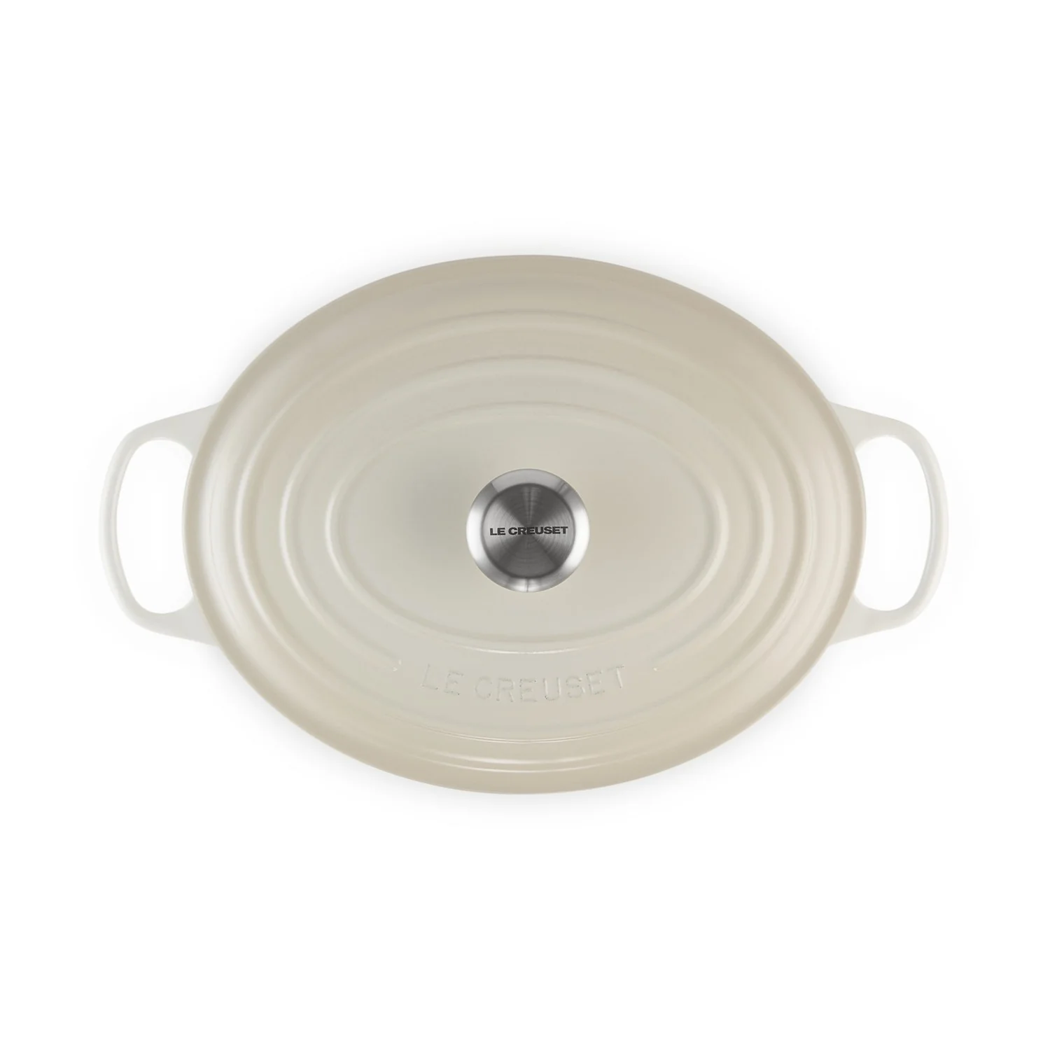 Le Creuset Pfanne Signature Bräter Oval  31 cm Meringue