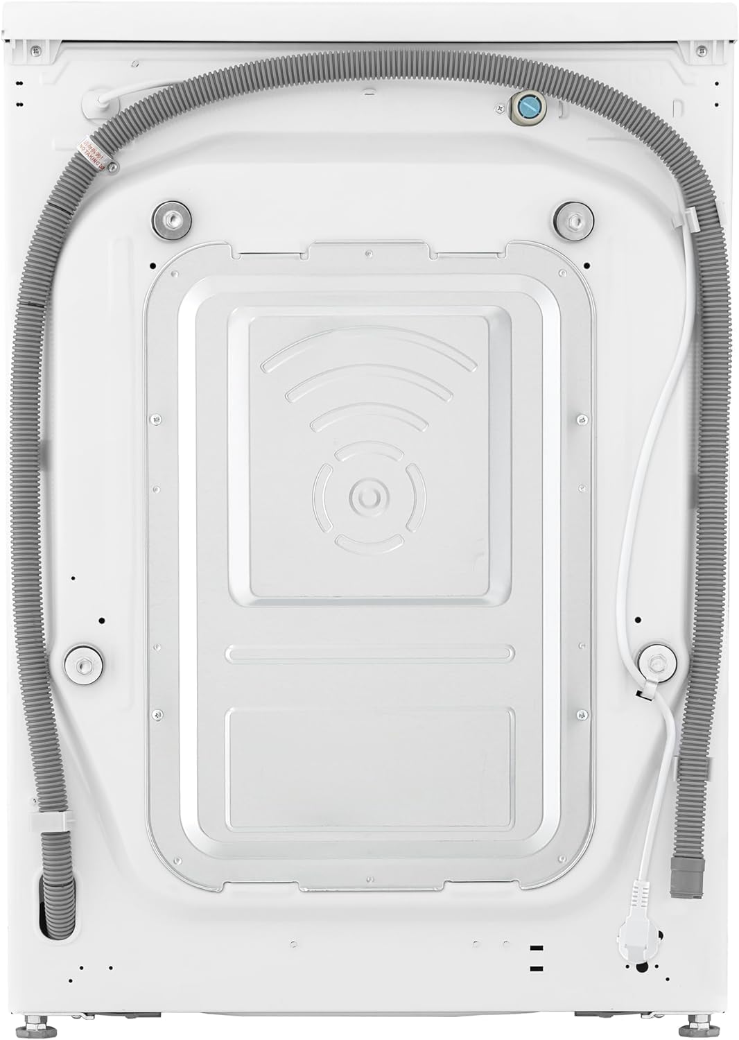LG V7WD107H2E, Klasse E, Frontlader-Waschtrockner 10,5 - 7 kg, 1400 U/min, AI Direct Drive, Wi-Fi, Tiefenreinigung mit Dampf, TurboWash, Größere Kapazität, 62 x 60 x 85 cm ꟷ Weiß