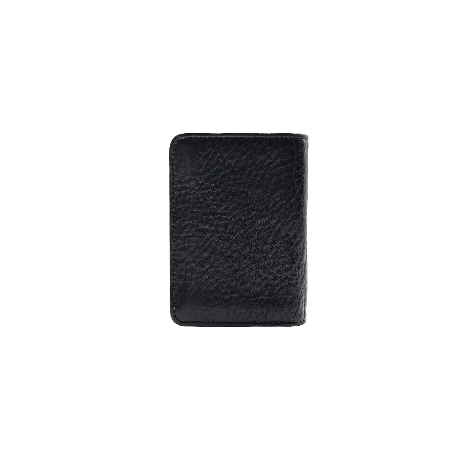 Chrome Hearts Black Silver Scroll Folded Cardholder