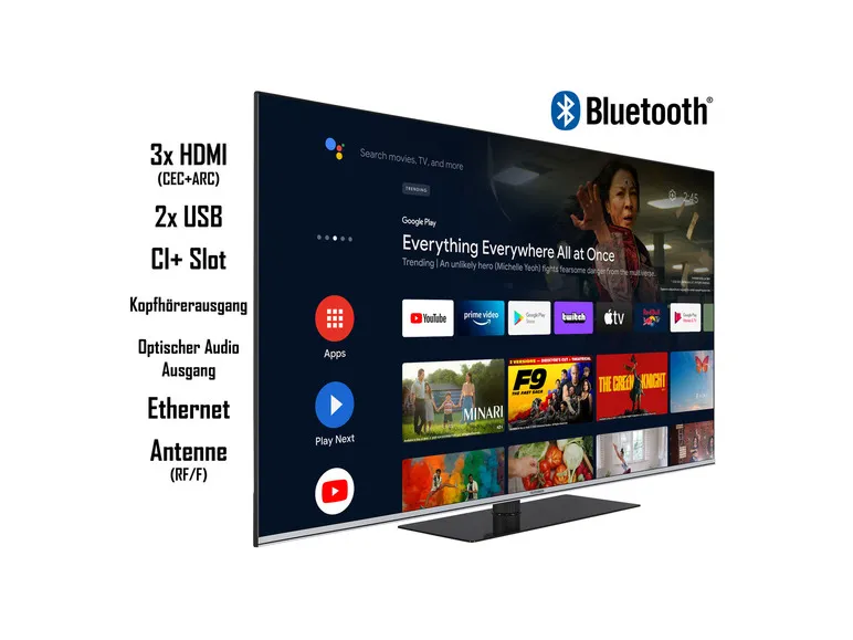 Fernseher »QUAN900M« QLED Android Smart TV 4K UHD