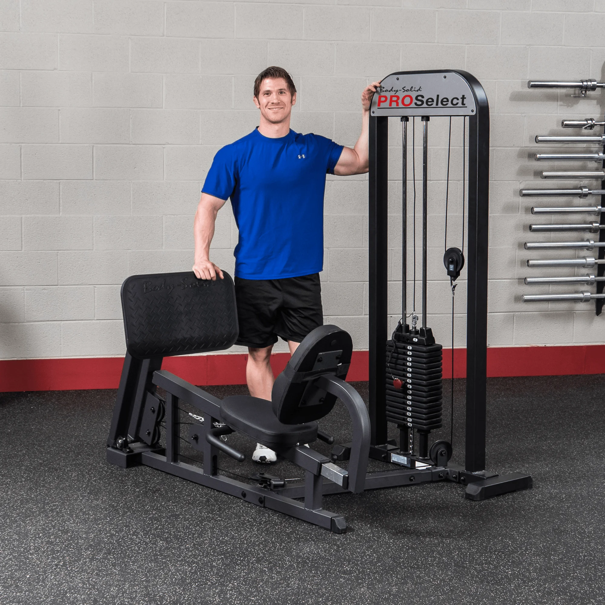 Body Solid – GLP-STK/3 Pro-Select Leg Press with 310 Weight Stack