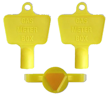 Mitras Pack of 50 Gas Meter Box Keys