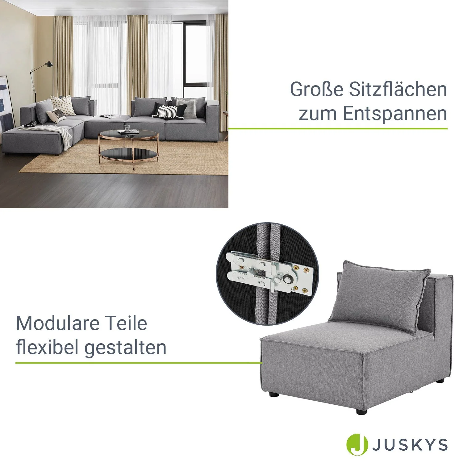 2025 Sofá modular Domas XXL – salón modulable
