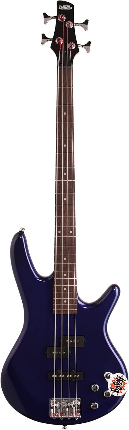 Ibanez GSR200 4-String Electric Bass Guitar, Pearl White, Right Handed, Basswood Body, Rosewood Fretboard