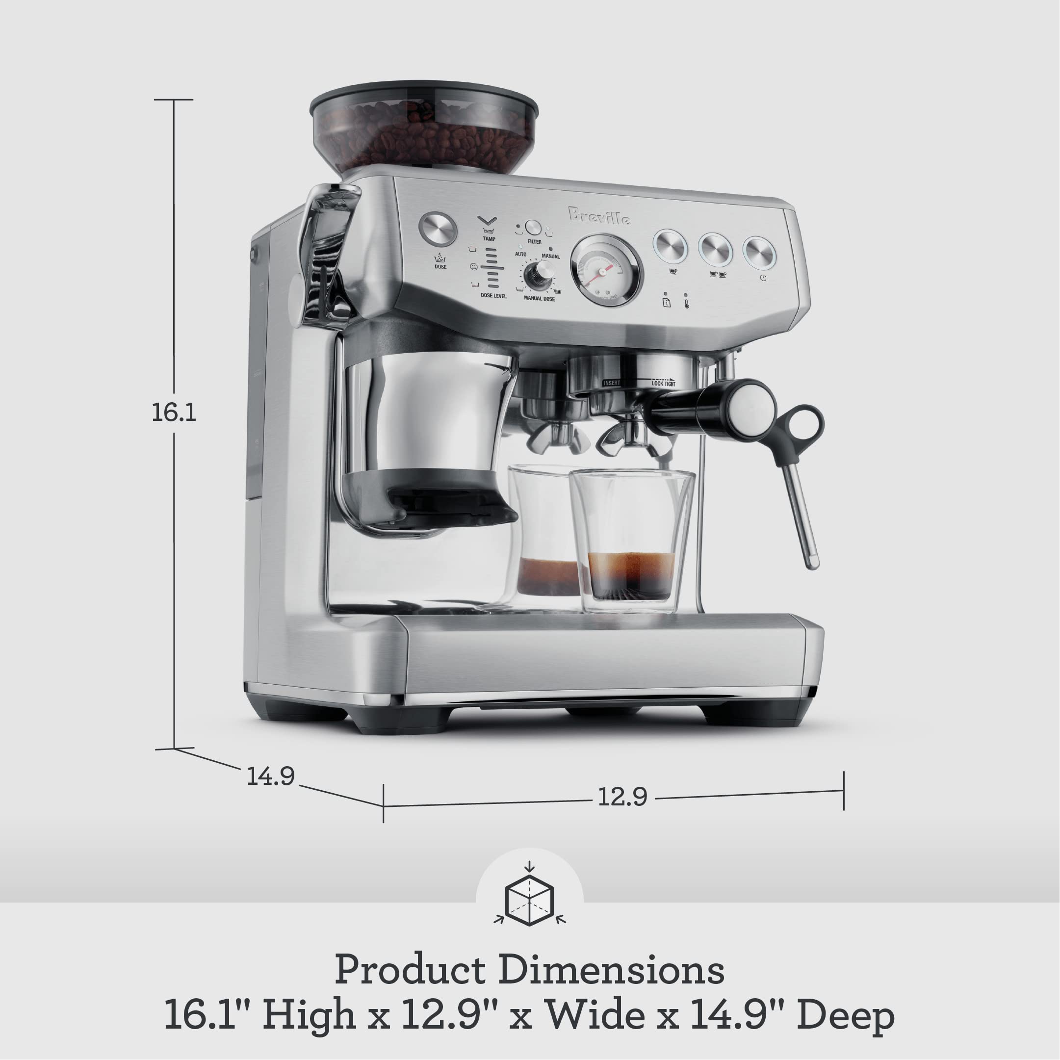 Breville Expressu00ae Espresso Stainless BES876BSS