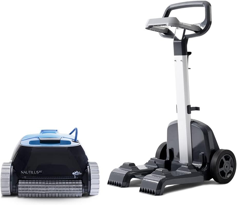 Dolphin Nautilus CC Robotic Pool Vacuum Cleaner All Pools up to 33 FT - Wall Climbing Scrubber Brush