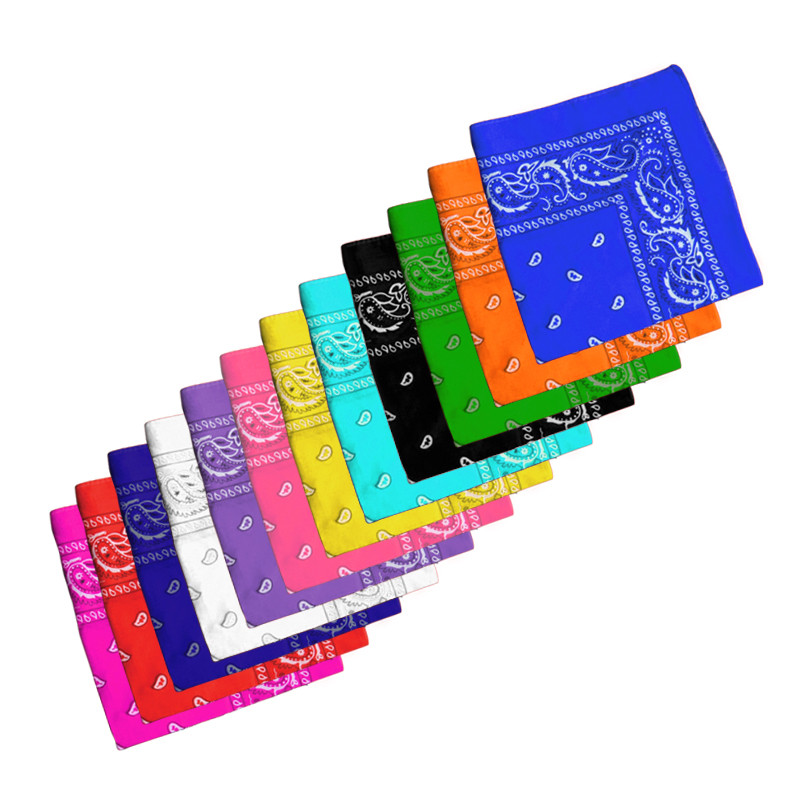 12 PACK Paisley Bandanna Mixed Color 22