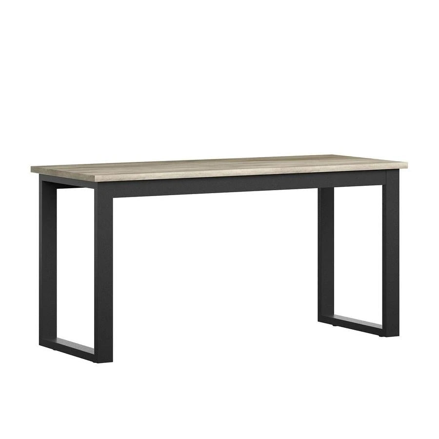 Apex Desk and File Cabinet, Weathered Oak