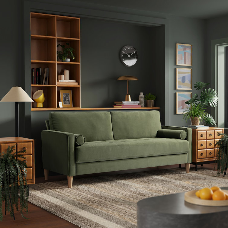Garren 75.6'' Square Arm Tufted Sofa