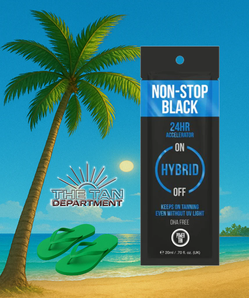 Power Tan Non-Stop Black Hybrid Accelerator 20ML