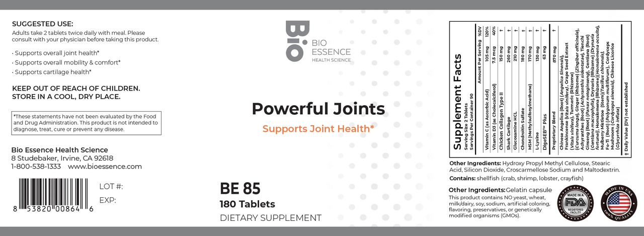 Powerful Joints 180 tablets