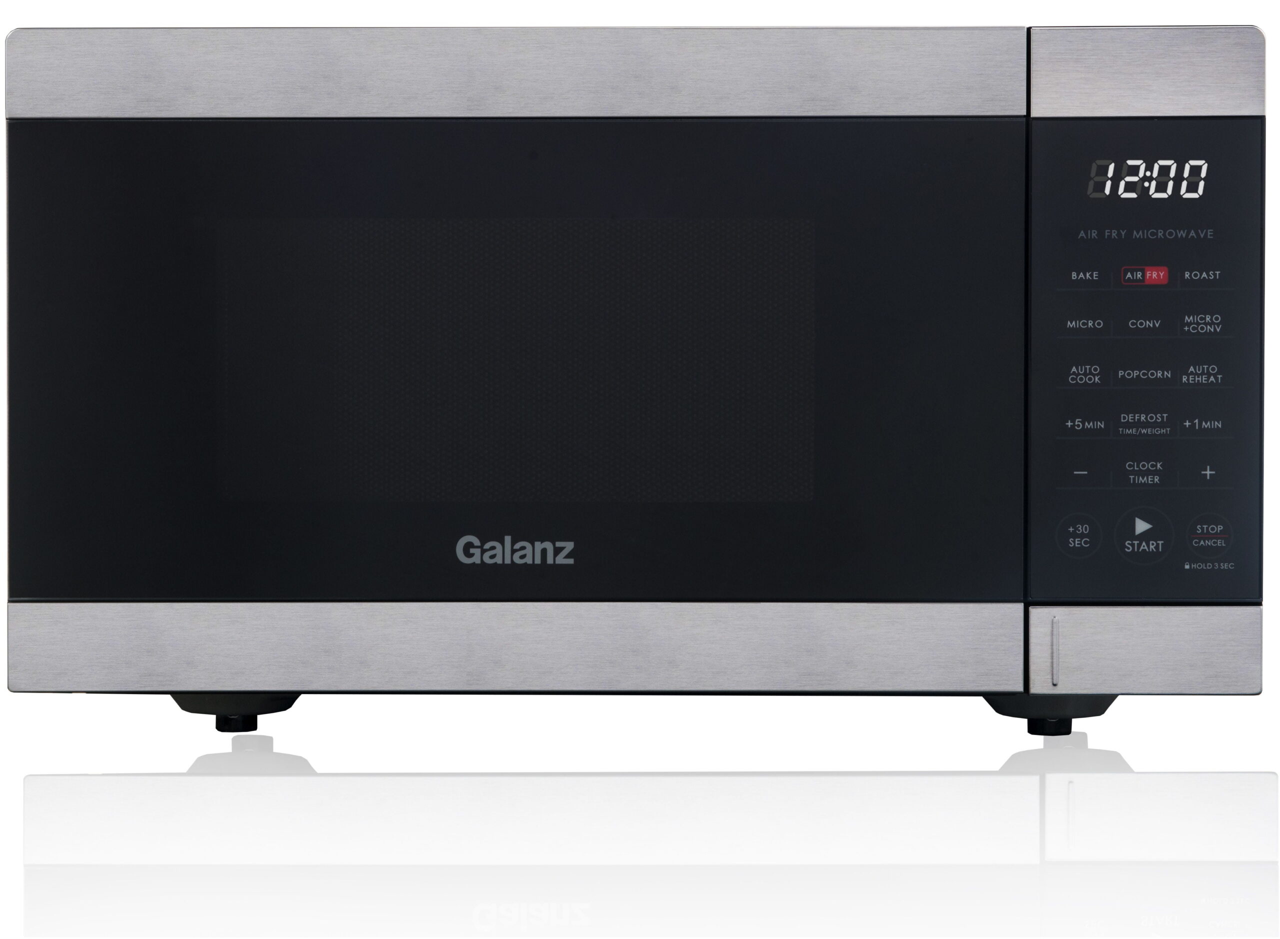 0.9 cu. ft. Air Fry Countertop Microwave, 900 Watts, Stainless Steel