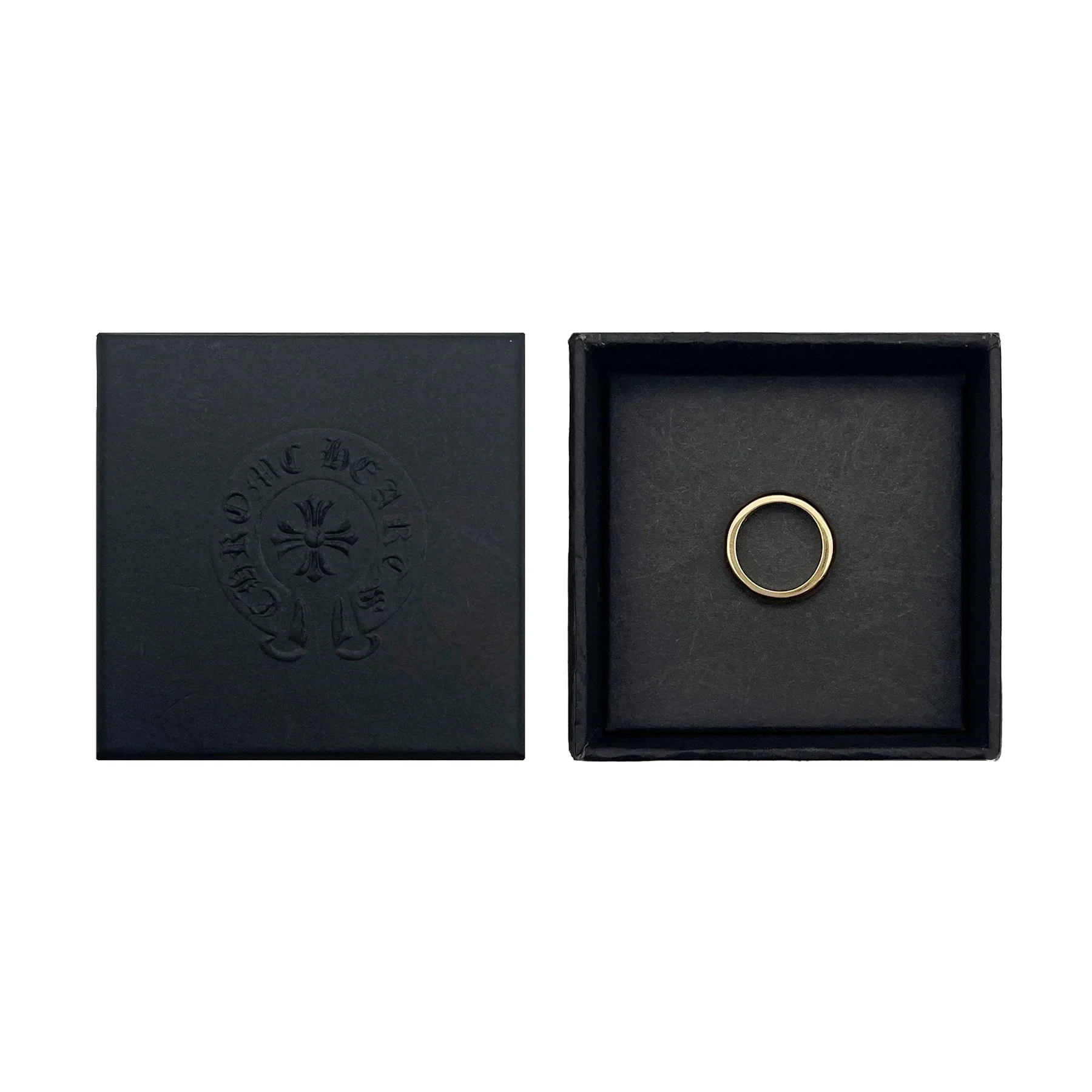 Chrome Hearts Jewelry 22K Gold Negative Cross Ring
