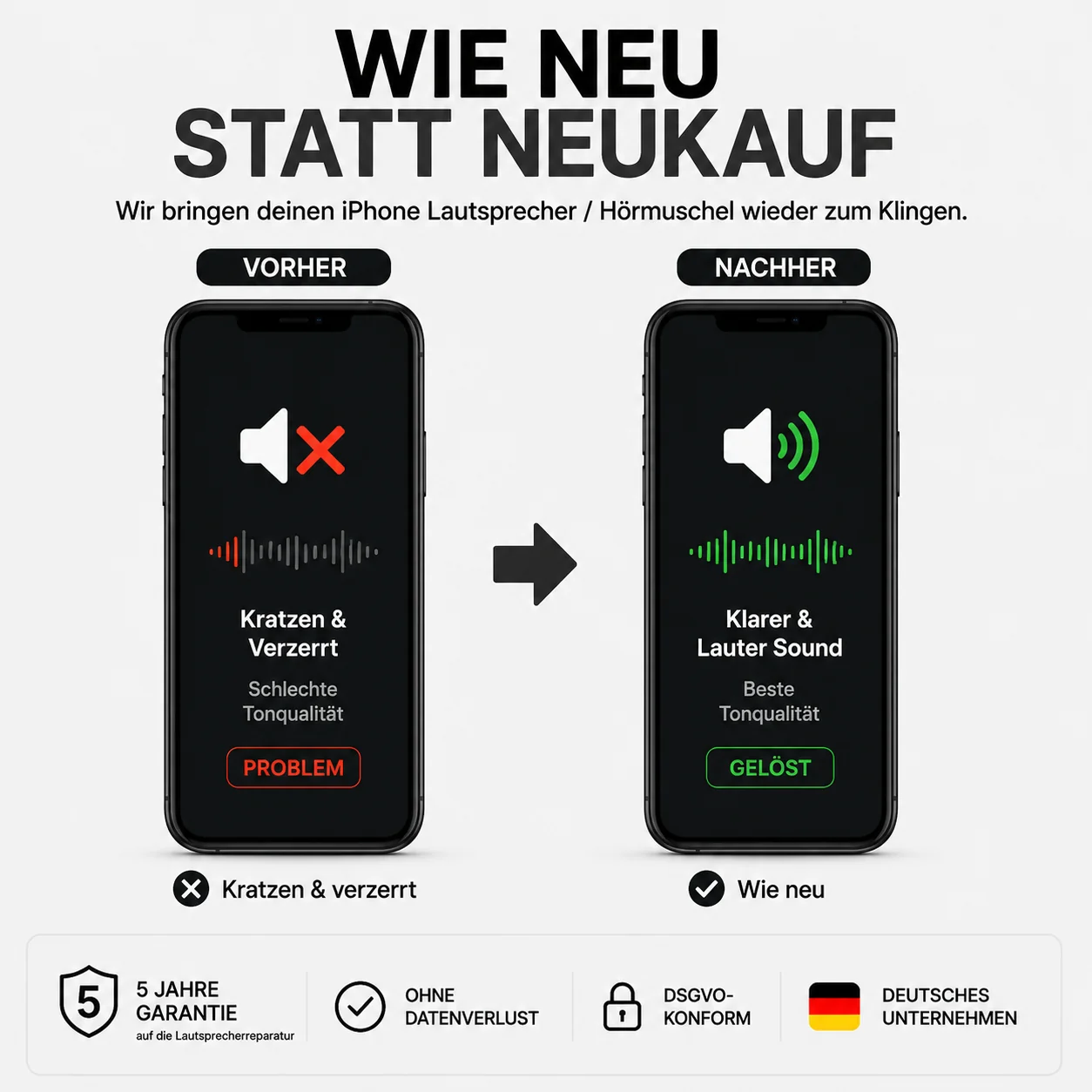 iPhone Lautsprecher Reparatur