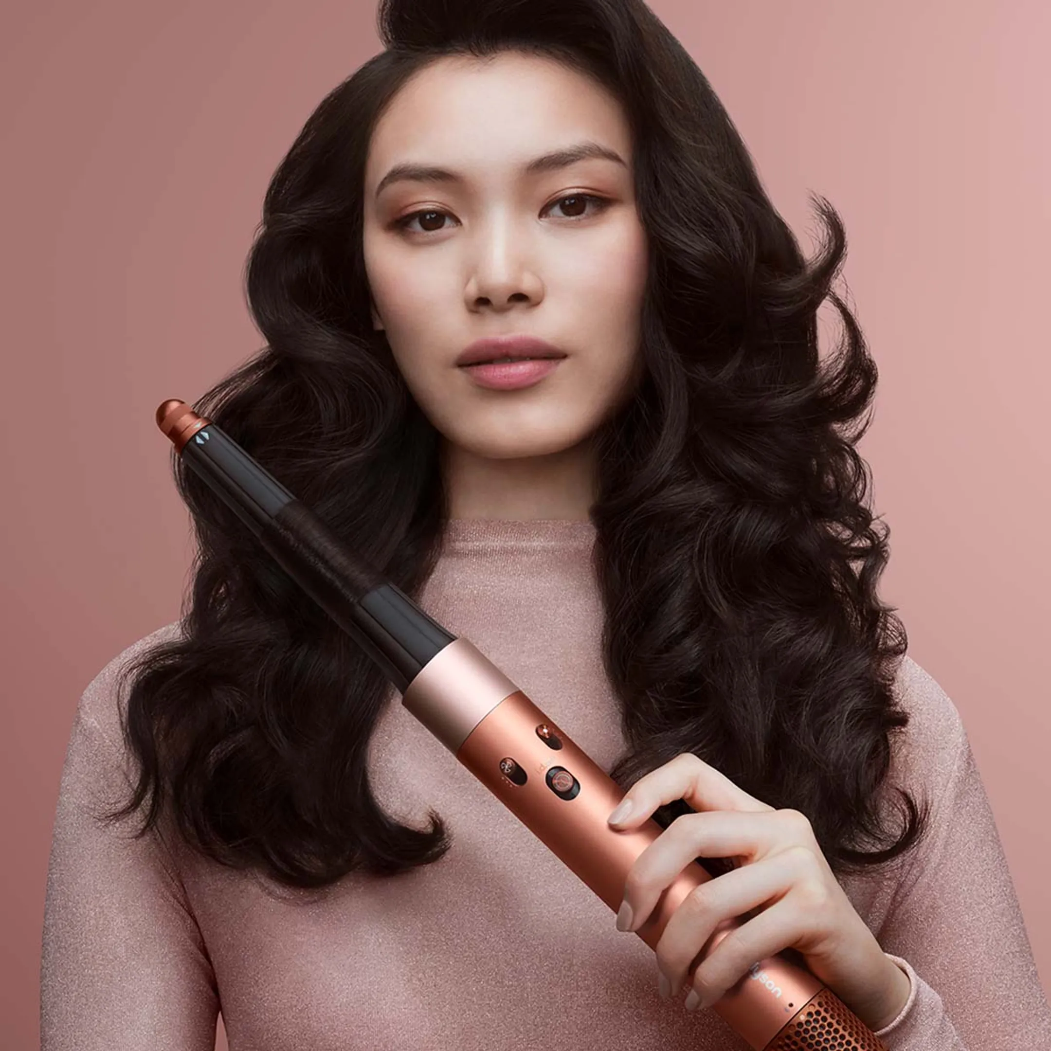 Dyson Airwrap i.d. Straight + Wavy Amber Silk