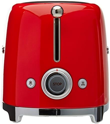 2 Slice Retro Toaster (Red)