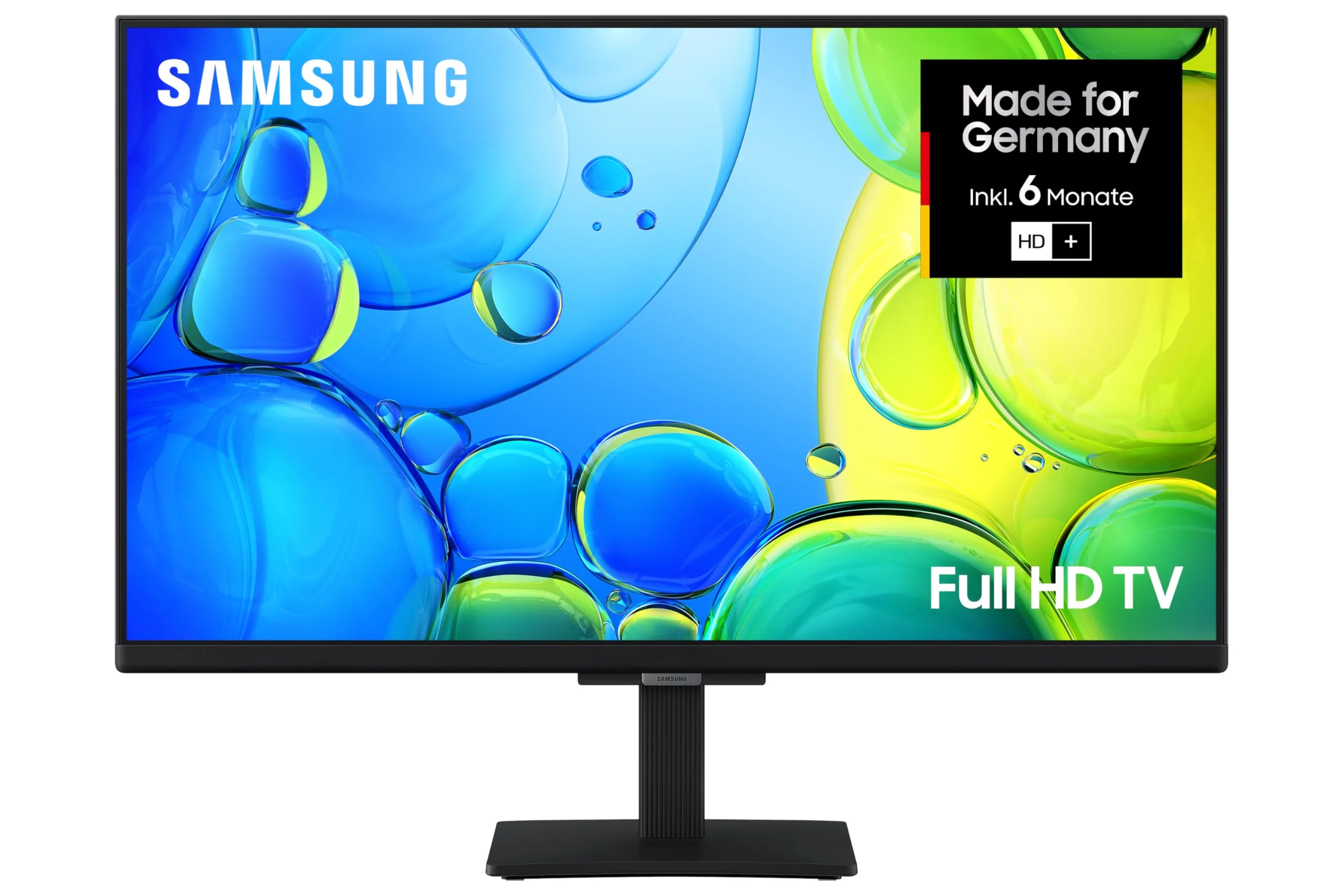Samsung Full HD F6009F 24 Zoll (61 cm) LED Flachbildfernseher, PurColor-Technologie, HDR, Object Tracking Sound Lite, Knox Security, One UI Tizen, Smart TV, Unbegrenzt kostenlose Inhalte