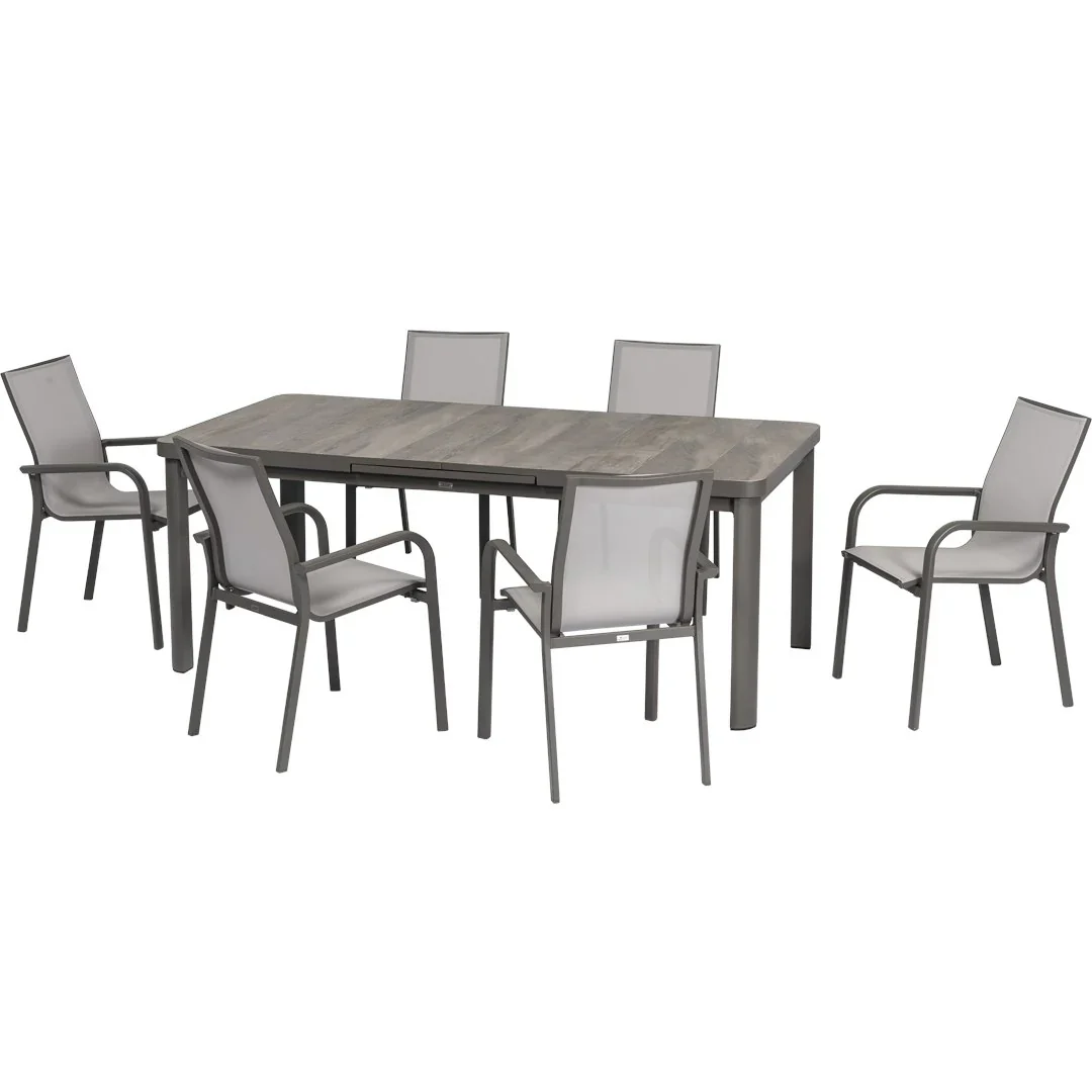 Stone - Set pranzo da giardino da 8 a 12 posti