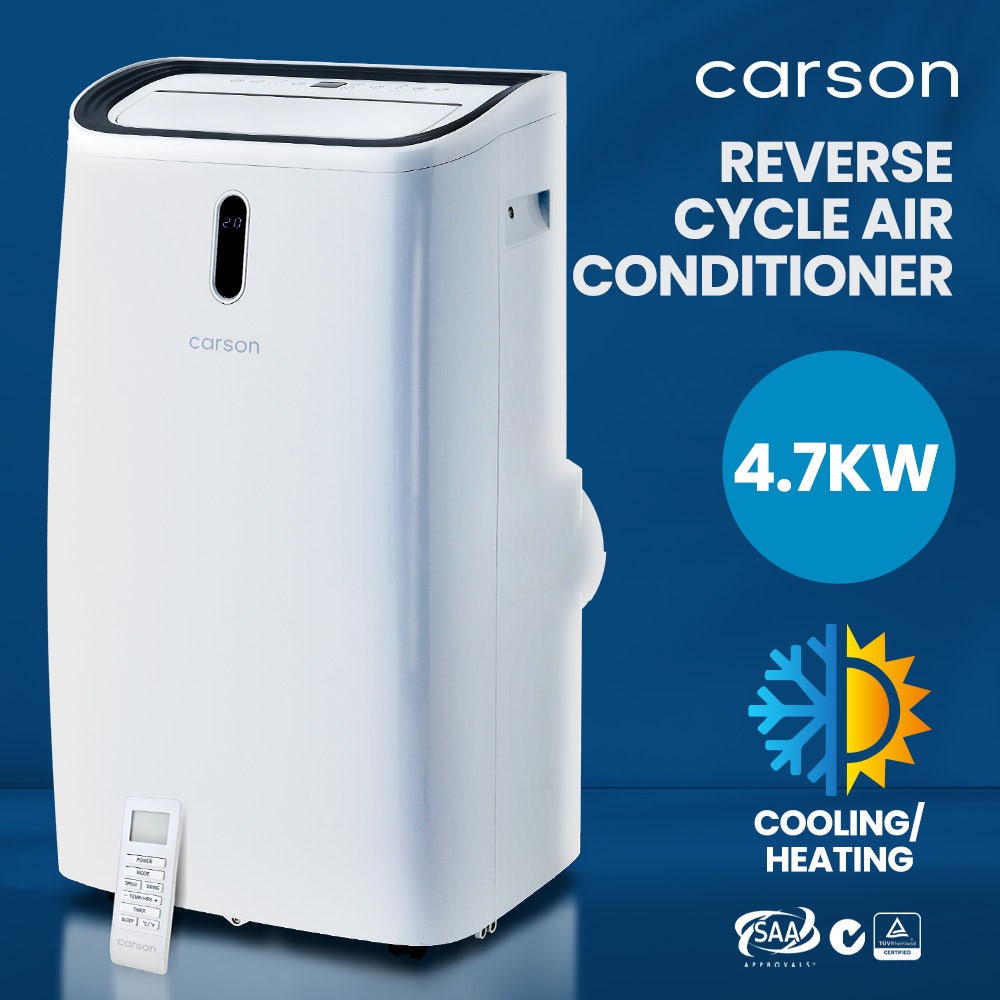 CARSON 4.7kW Portable Air Conditioner and Heater, with Dehumidifier Mode & Fan Cooler