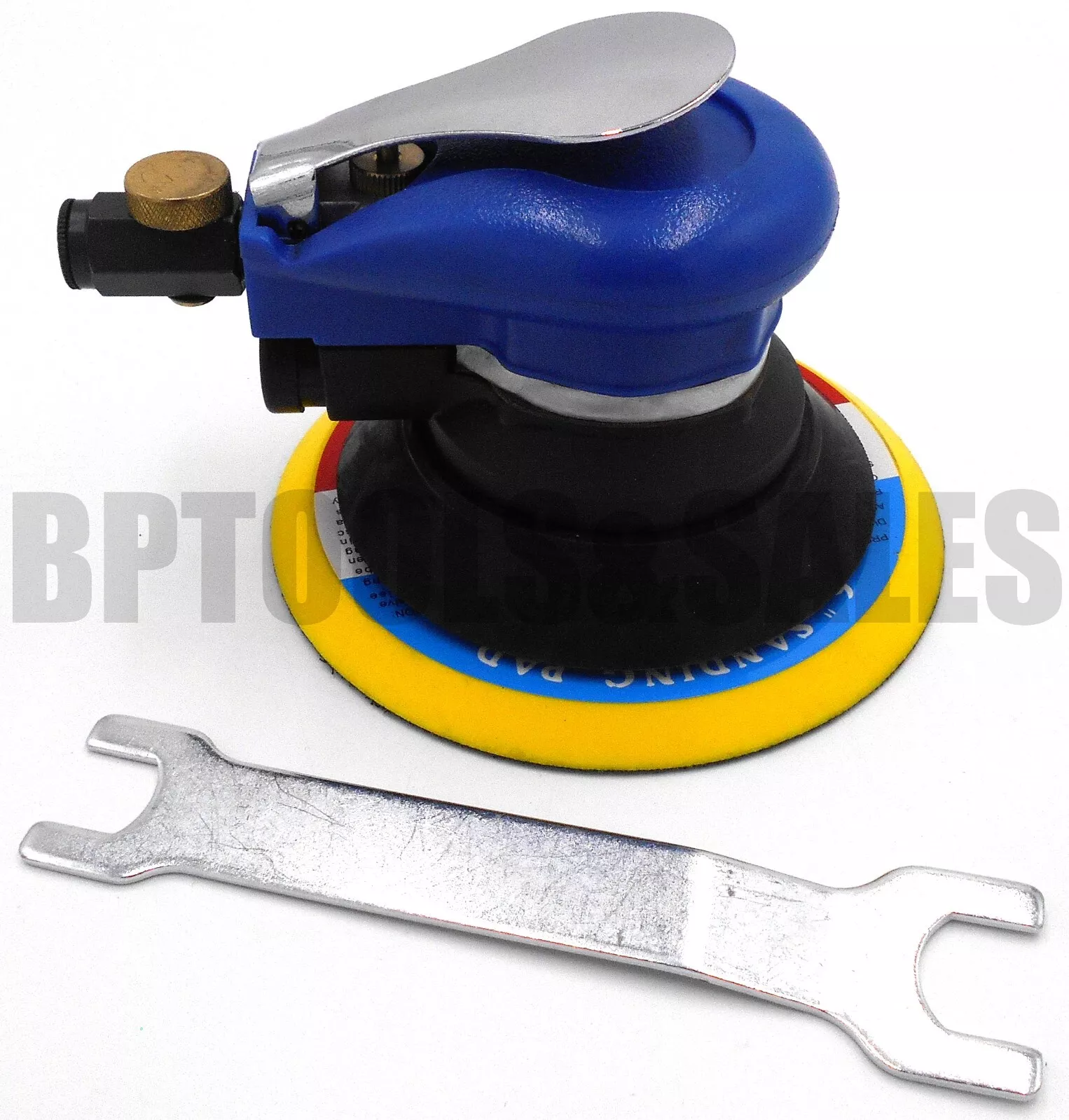 6" Air Random Orbital Palm Sander Auto Body Orbit DA Sanding LOW VIBRATION