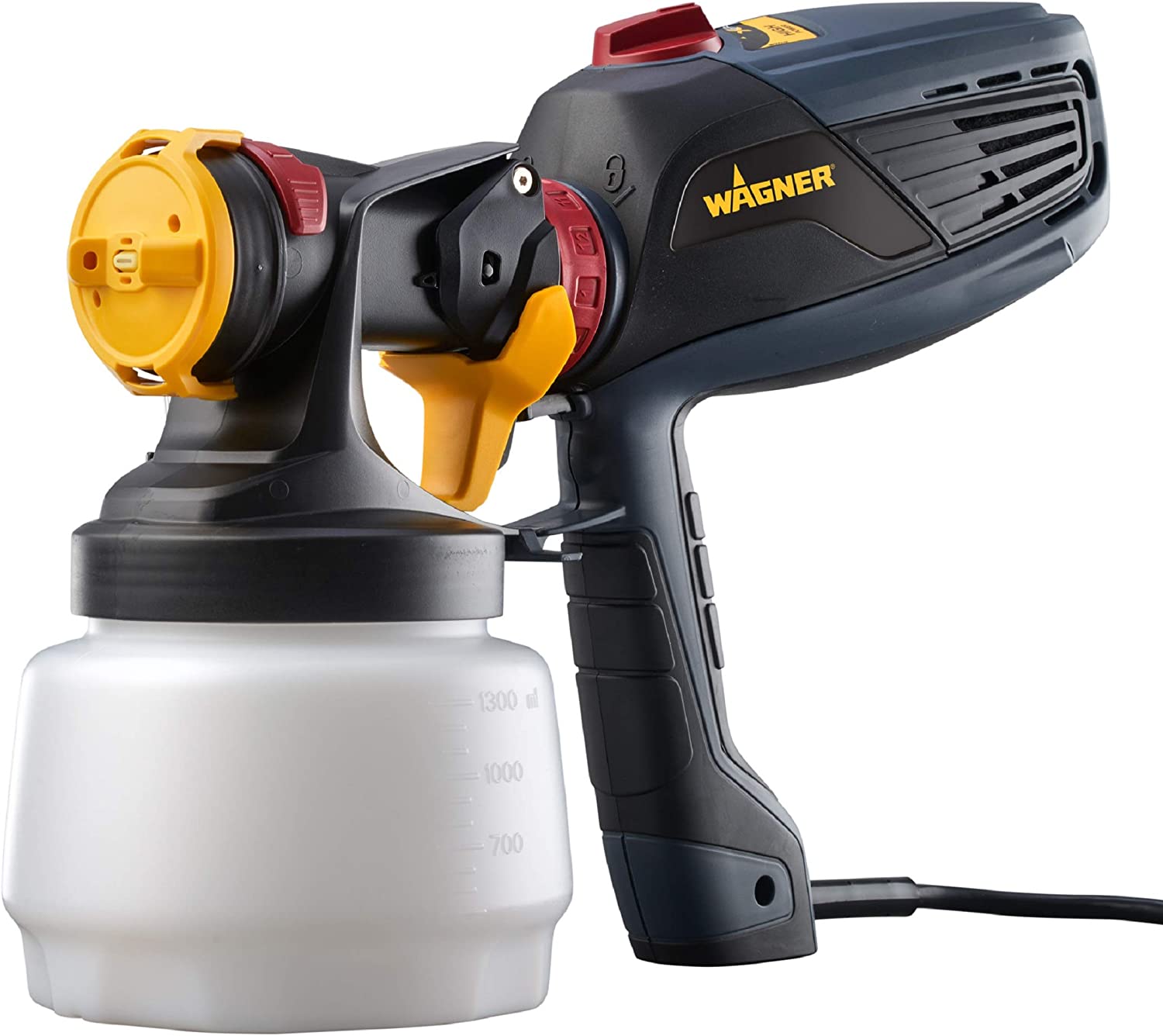 Wagner Spraytech FLEXiO 590 Handheld HVLP Paint Sprayer with Two Nozzles and Adjustable Flow