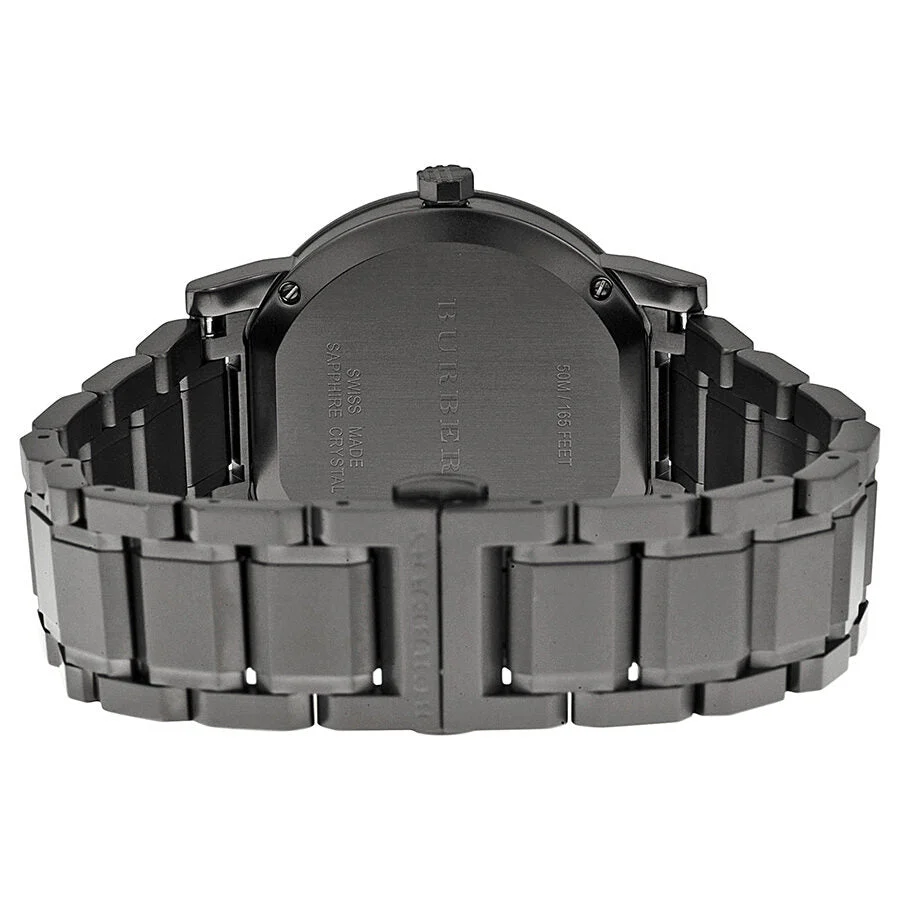 Burberry Grey Dial Grey Ion-plated Men's Watch BU9007