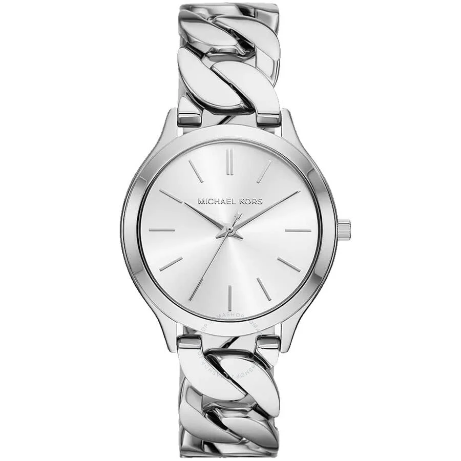 Michael Kors Slim Runway Quartz Silver-Tone Women's Watch - MK7474