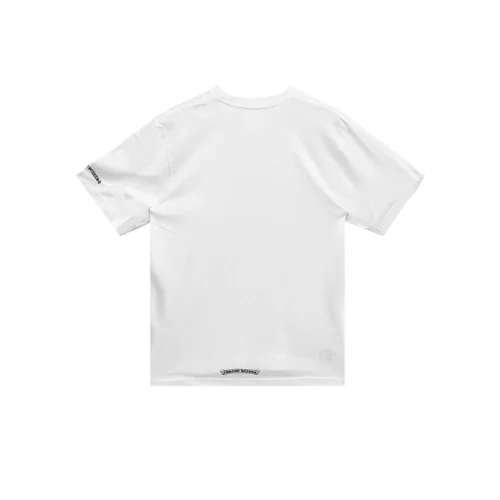 White Neck Logo Chrome Hearts Short Sleeve Tee