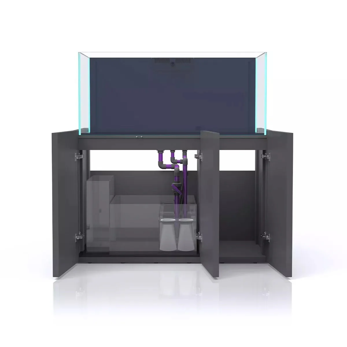 OPUS G2 440 Aquarium w/ Pro-Line Cabinet Grey (100g)