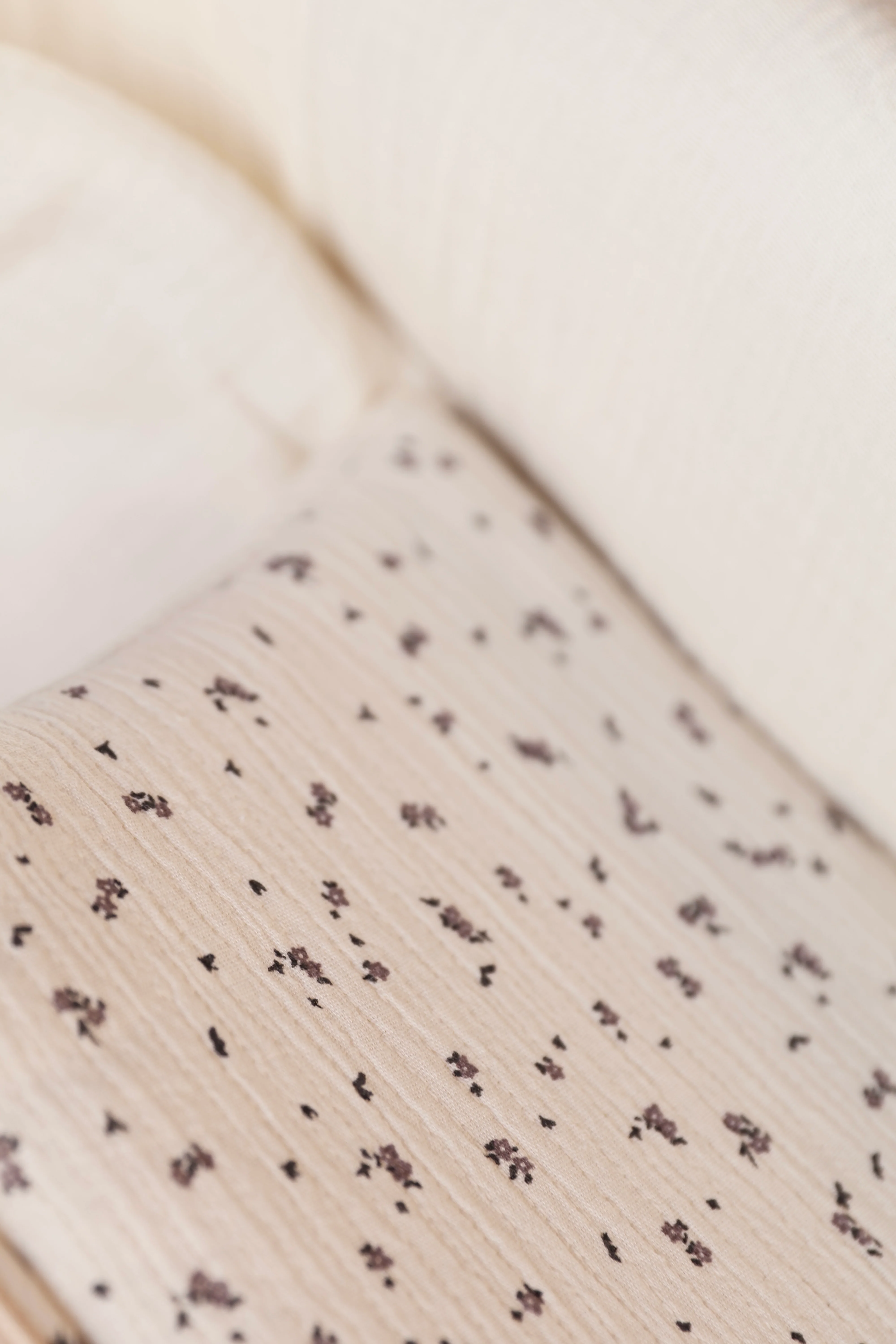 Saco Capazo Twin Estampado + Gasa Cruda